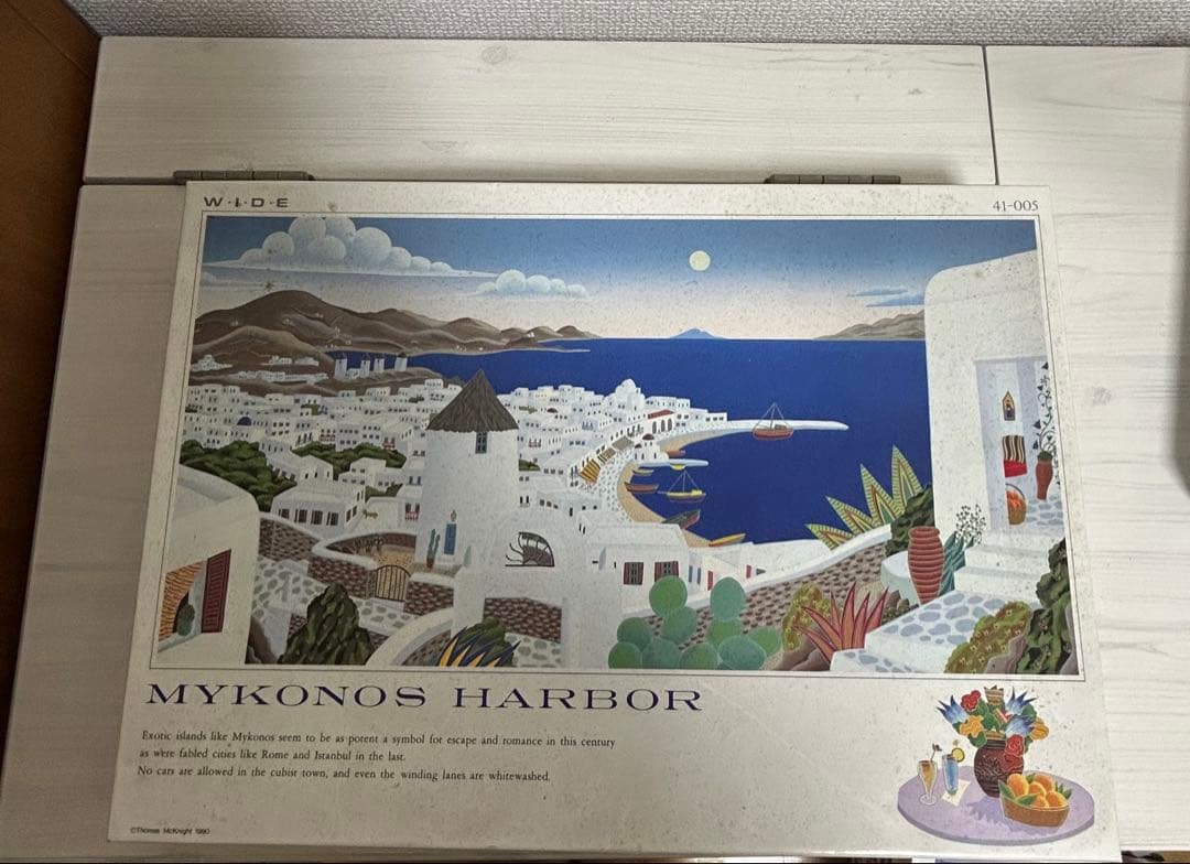 トーマスマックナイト　ジグソーパズル ミコノスハーバー　1000ピース