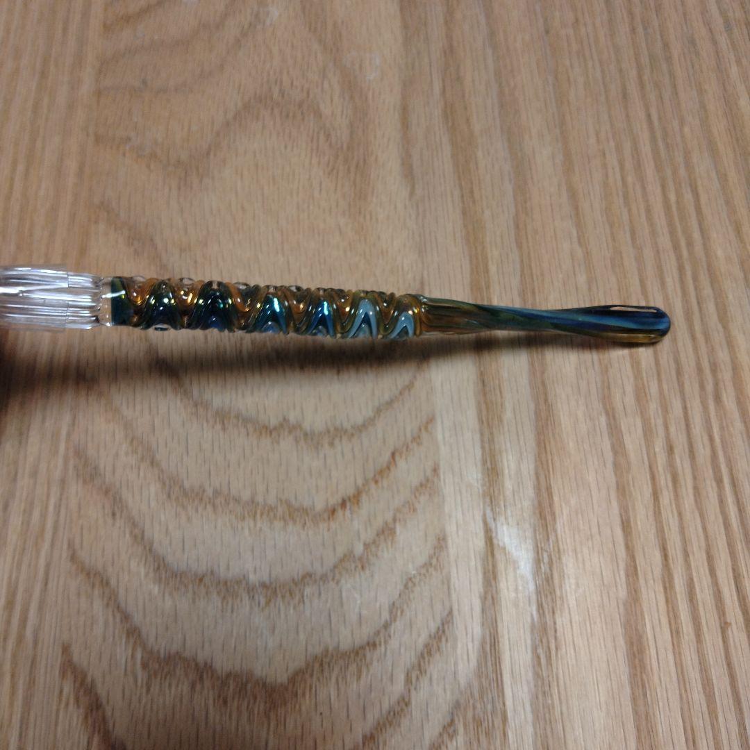 く*は様 川西硝子　ガラスペン　 さざなみ　レアカラー 【虹夜】