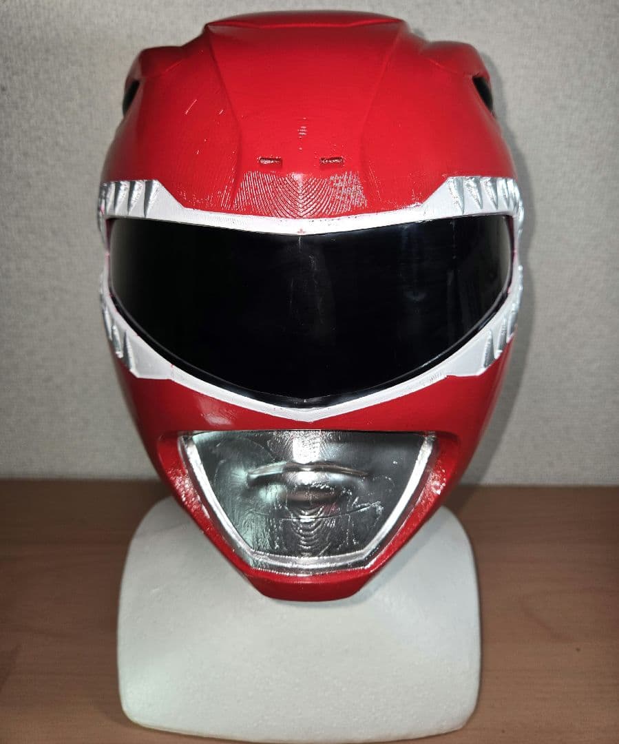 実物大　 恐竜戦隊ジュウレンジャー　ティラノレンジャー　マスク　パワーレンジャー