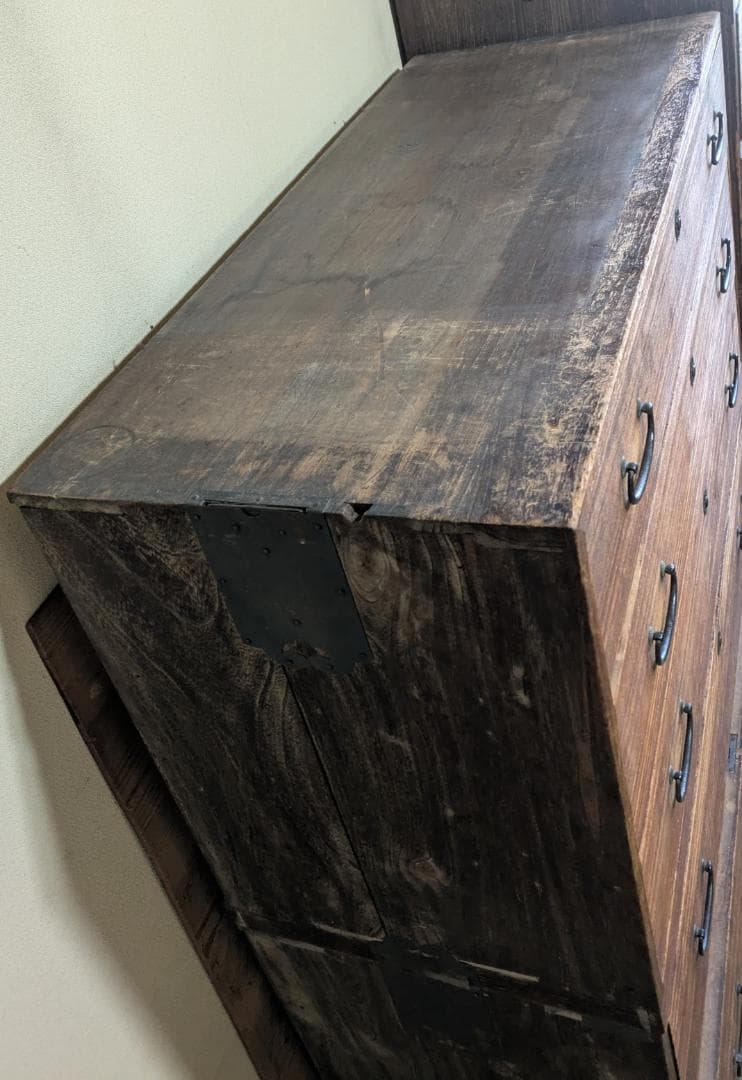 【引取価格】昭和レトロな箪笥　 五段　アンティーク