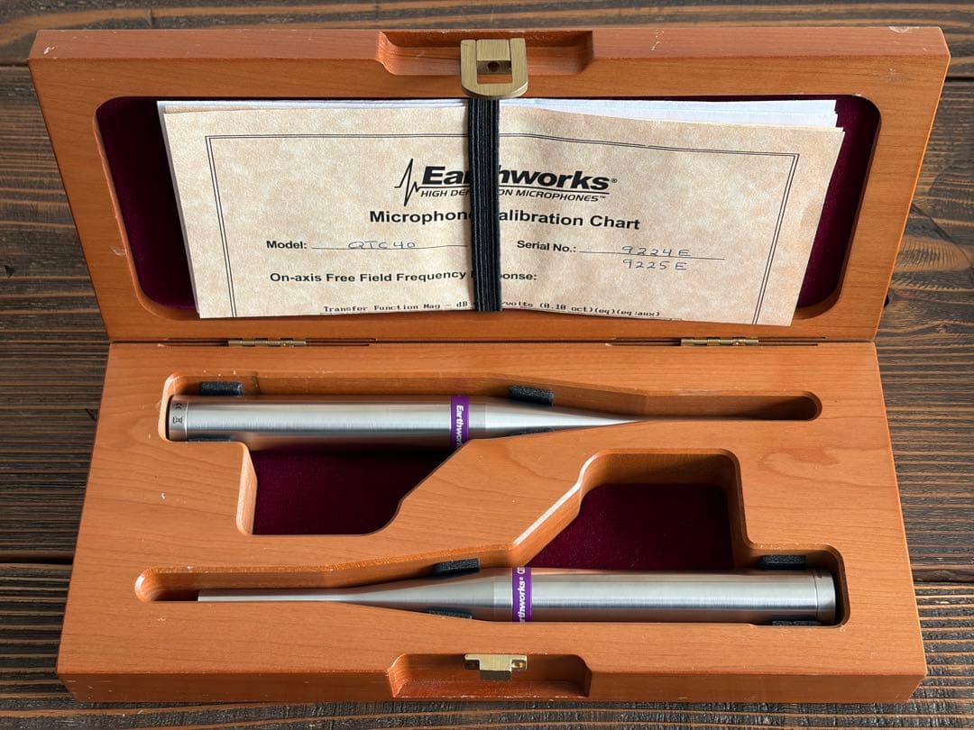 Earthworks QTC40mpステレオマッチドペア、コンデンサーマイク