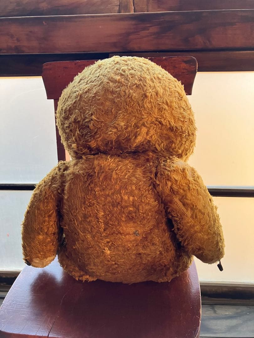 ハンガリー アンティーク テディベア ぼろぼろになるまで愛されたくまのぬいぐるみ