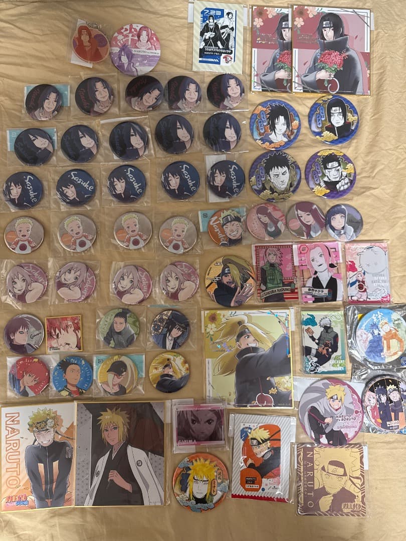ナルト　缶バッジセット