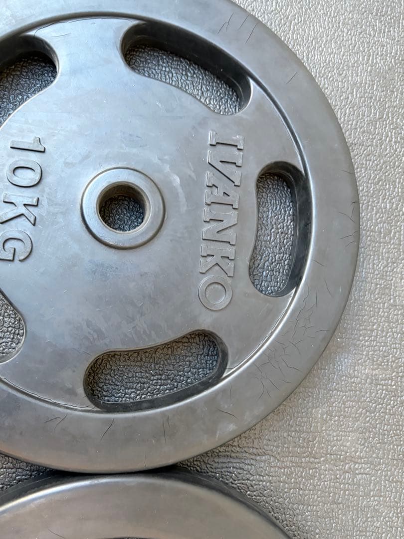 IVANKO　イヴァンコ　バーベル　プレート　10キロ　2枚セット 28mm