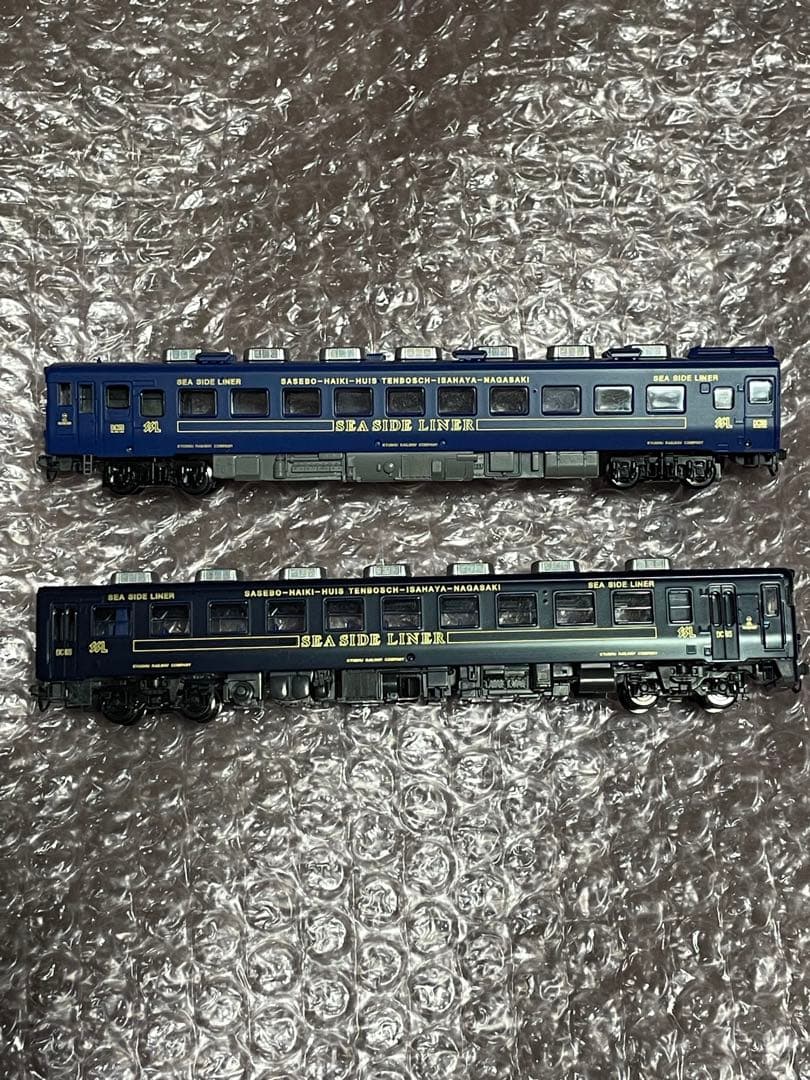 TOMIX JR九州キハ58系ディーゼルカー シーサイドライナー青+紺2輌　美品