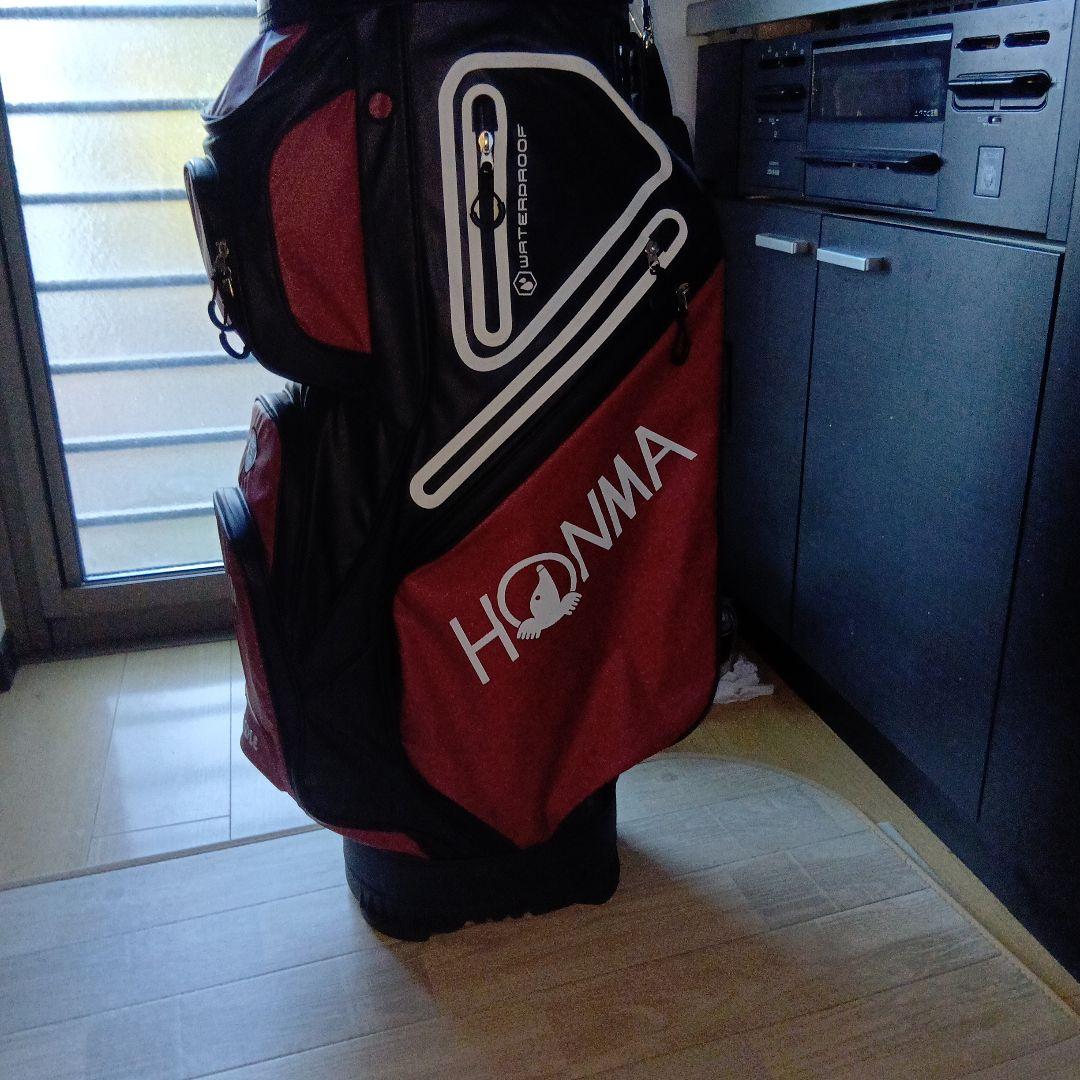 HONMA ゴルフバッグ 防水 黒赤　euモデル　14分割