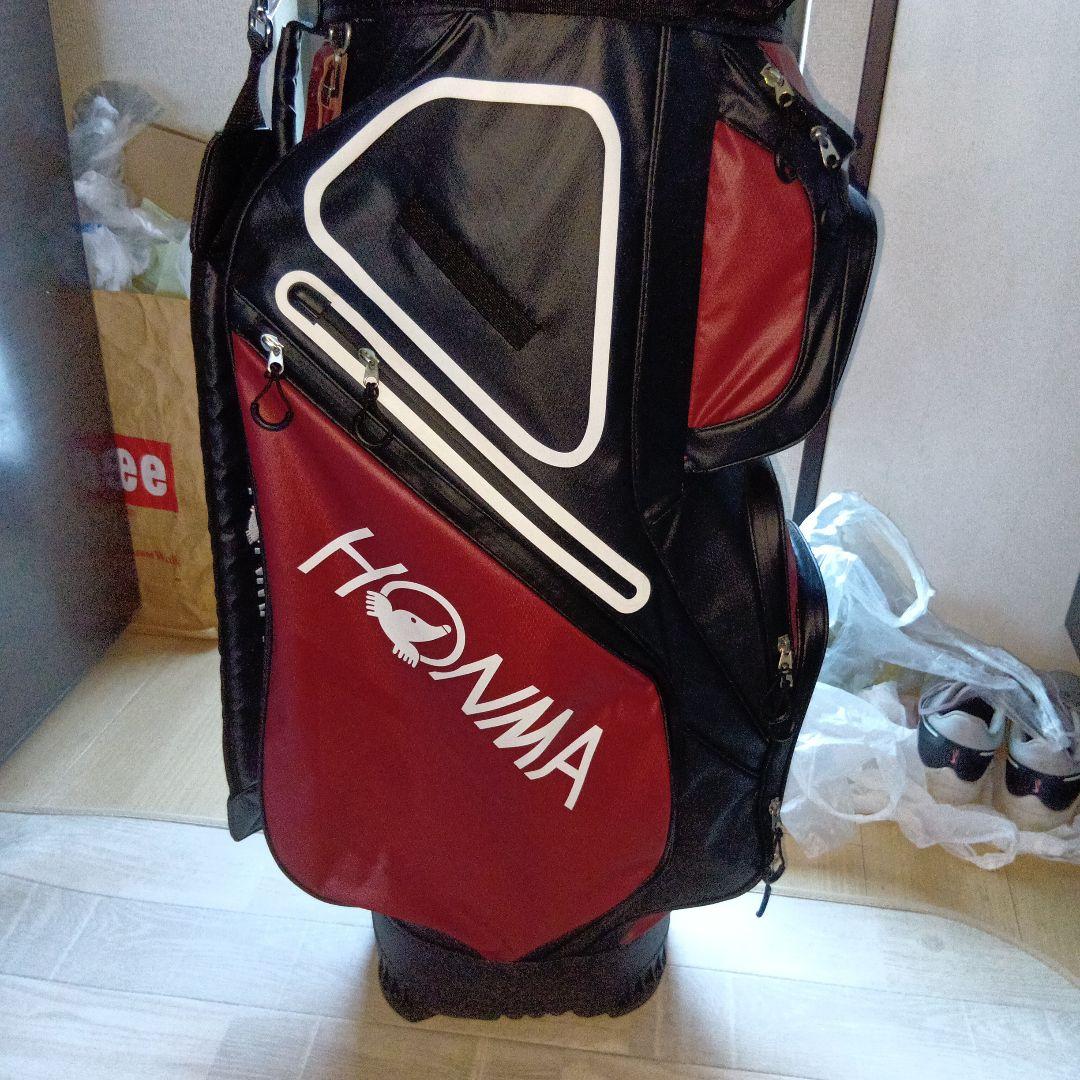 HONMA ゴルフバッグ 防水 黒赤　euモデル　14分割
