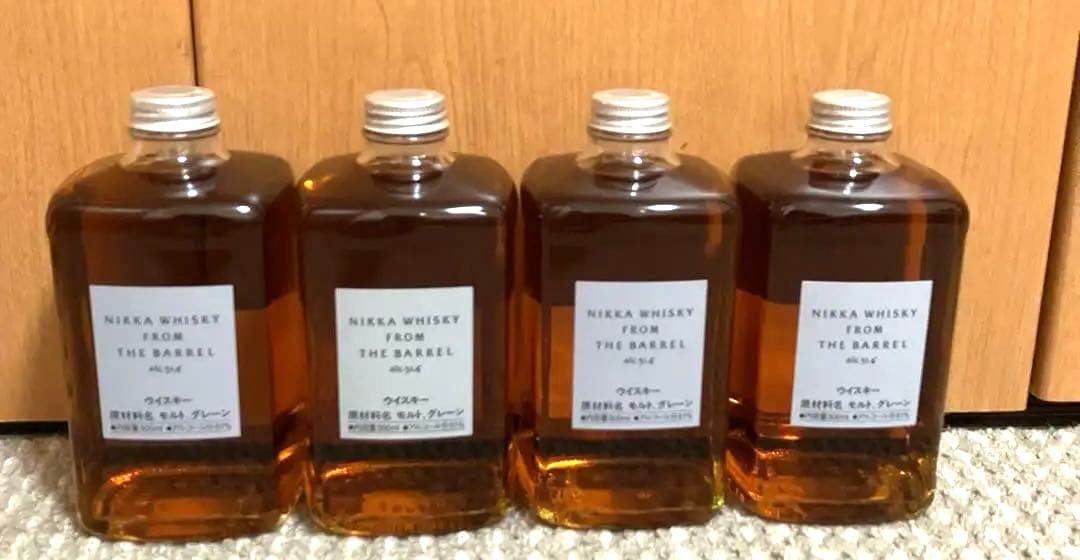 ニッカウィスキー　フロムザバレル4個