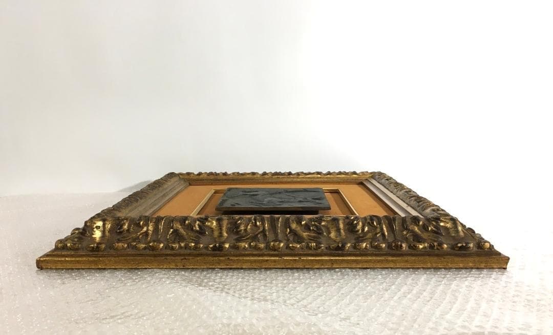 巨匠 奥村信之 ブロンズレリーフ 銅製 1992年 射手座 12月 星座 絵画