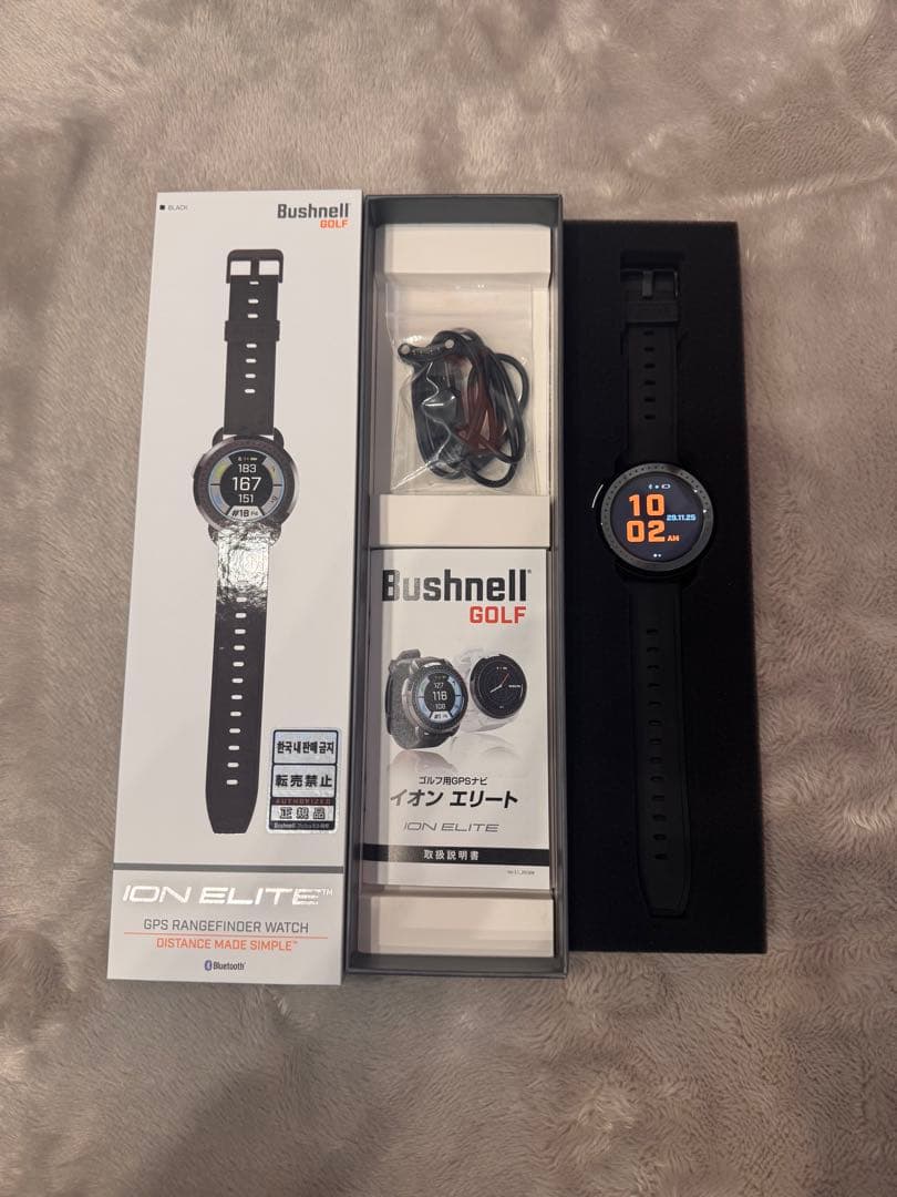 【美品】Bushnell ION EliteゴルフGPSナビ付スマートウォッチ