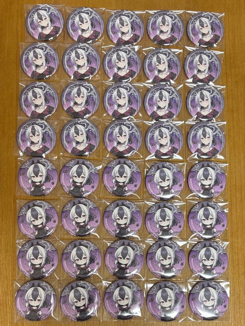 鬼方カヨコ　缶バッジ40個　ブルーアーカイブ福岡凸凹サマーミッション