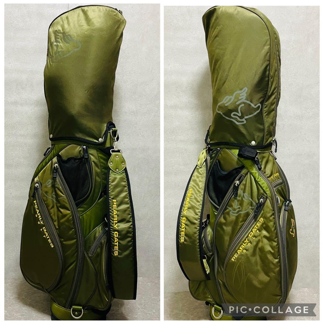 美品 PEARLY GATES パーリーゲイツ キャディバッグ ゴルフバッグ
