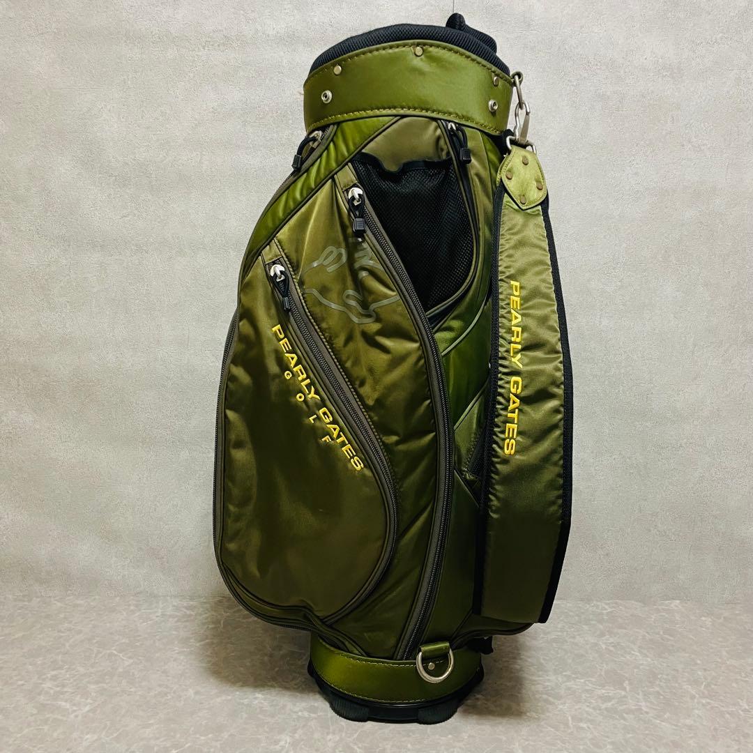 美品 PEARLY GATES パーリーゲイツ キャディバッグ ゴルフバッグ