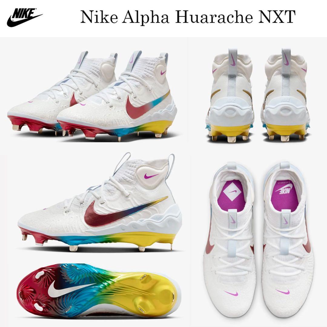 送料無料 新品 NIKE ALPHA HUARACHE NXT メタル スパイク
