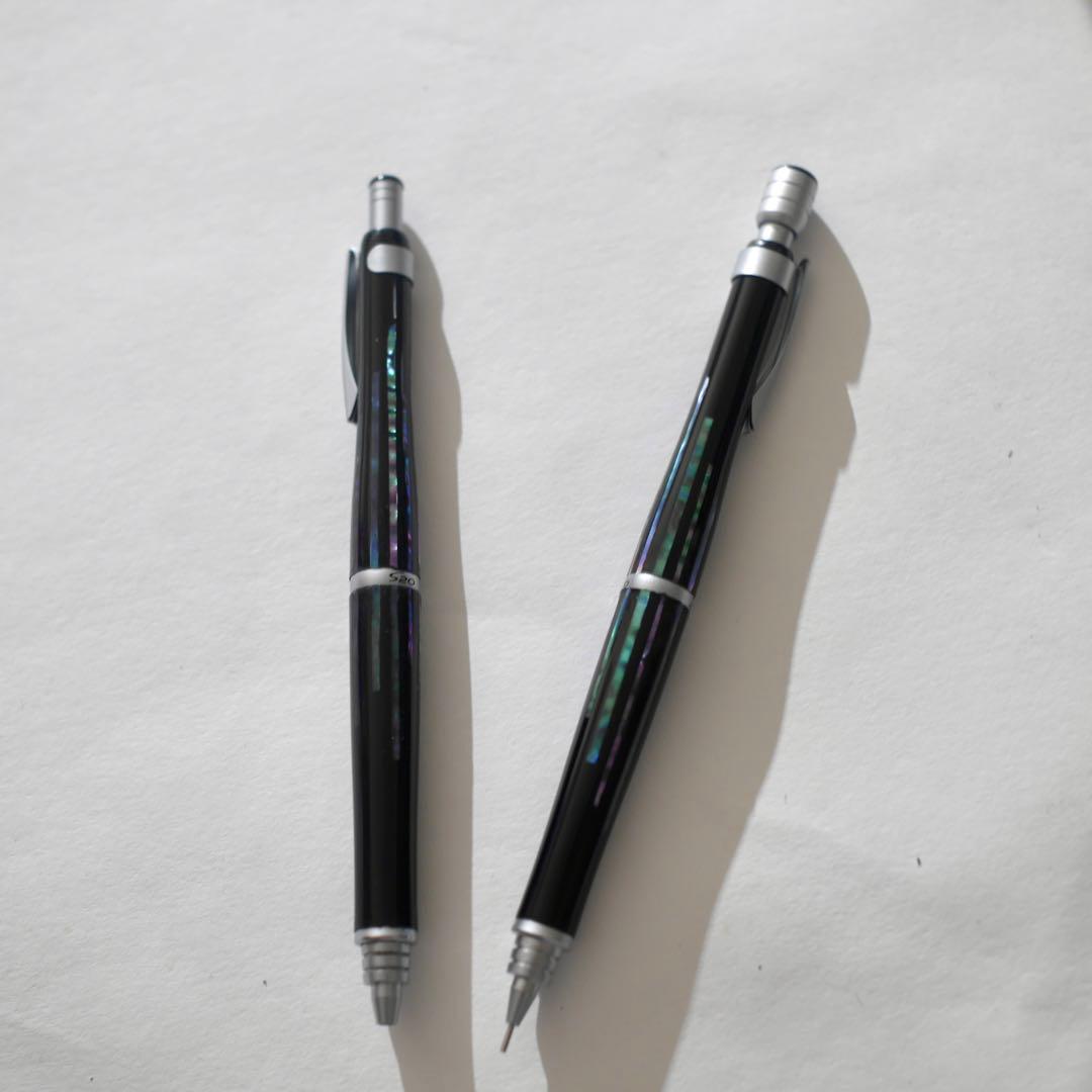 ブラック　螺鈿　漆塗り　ボールペン，シャープペン　 S20 PILOT