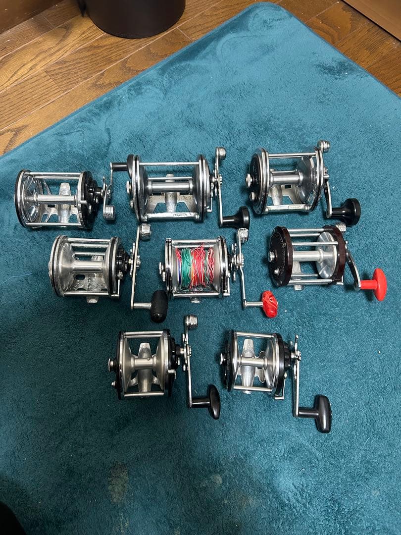 オリムピック　ストロング　ファイター　計8点　石鯛　両軸リール