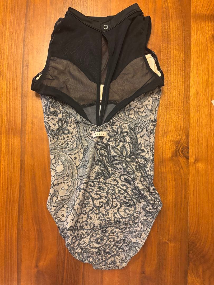 バレエ type Y neck ribbon / eternal lace etoupe