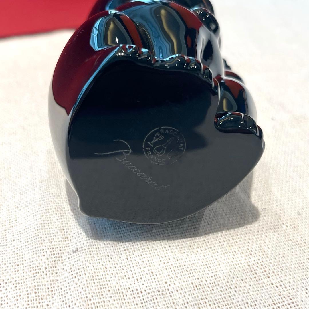【美品】Baccarat 招き猫 クリスタルガラス