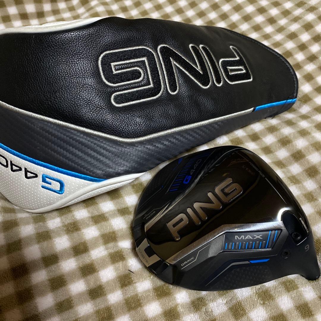 PING G440 MAX 9° ヘッドのみ。ヘッドカバー付き