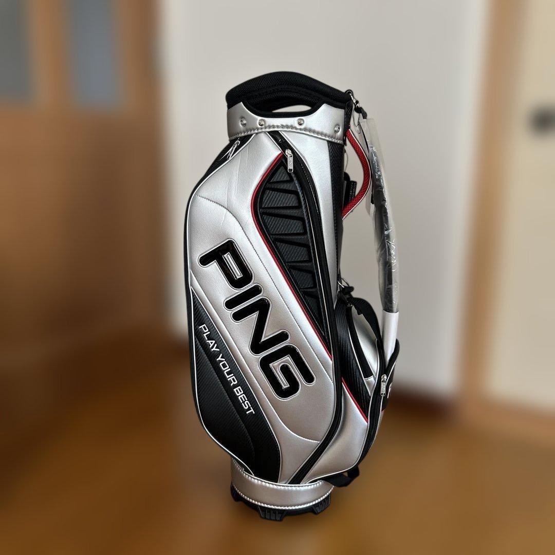 PINGキャディーバッグ　シルバー　CB-U2505 エクストラライト　新品