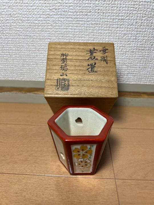 672 雪洞　蓋置　加賀瑞山　茶道具　懐石道具