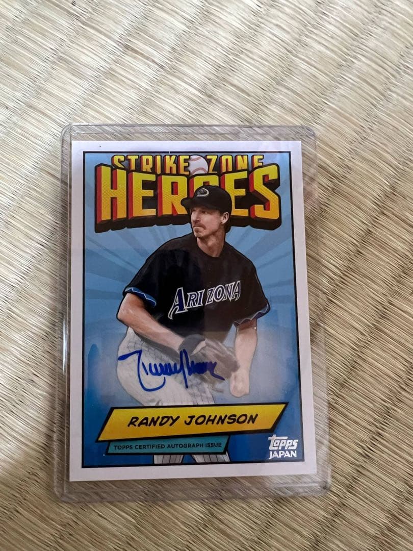 RandyJohnson Strike ZoneHeroes オートグラフカード