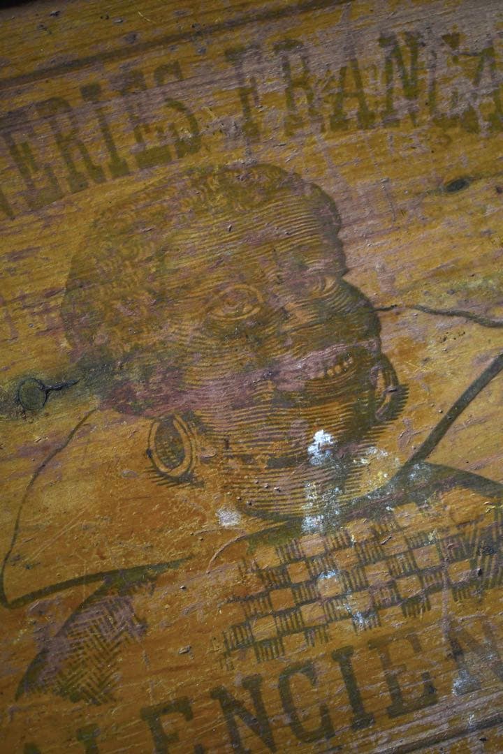 フランス　アンティーク　木箱　vintage ブロカント　1880年　襤褸