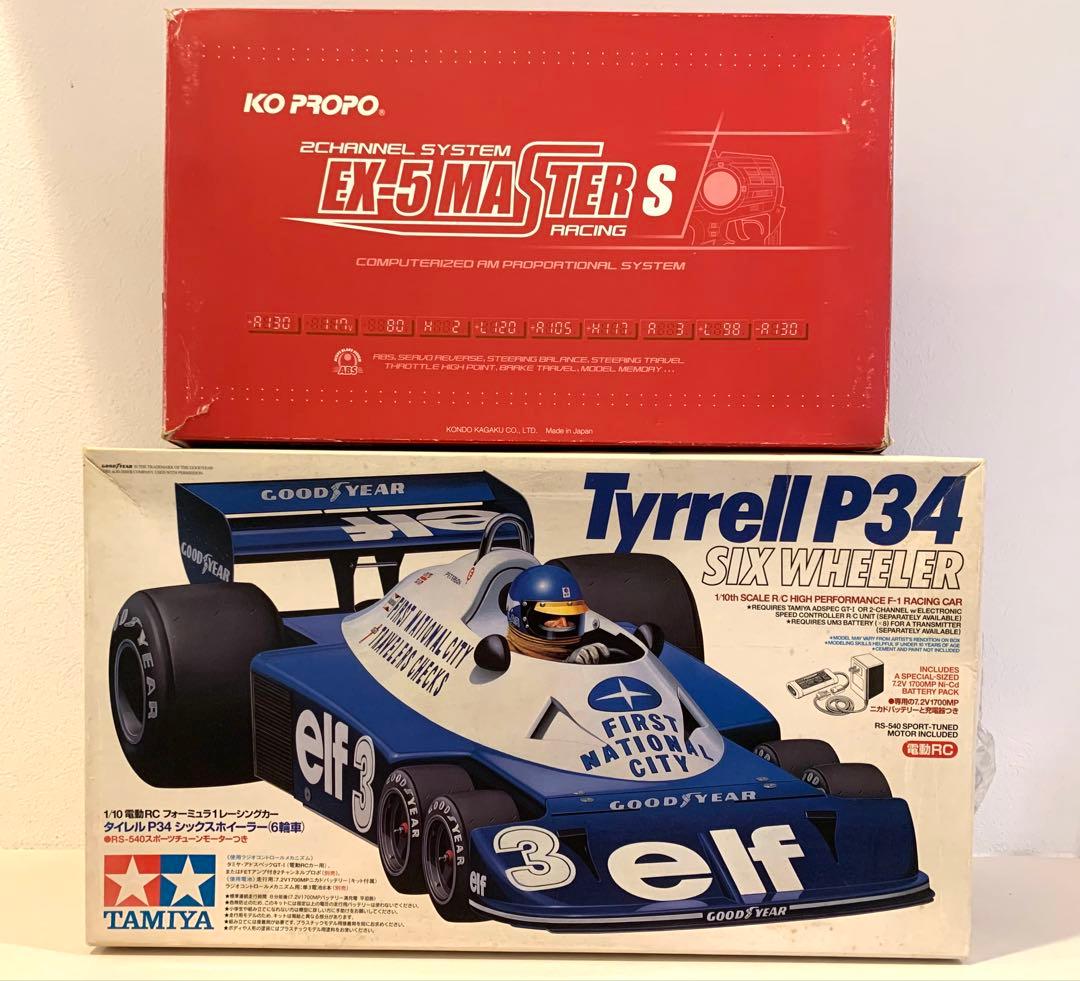 タミヤ タイレル P34 シックスホイラー1/10電動RC 中古品【動作未確認】