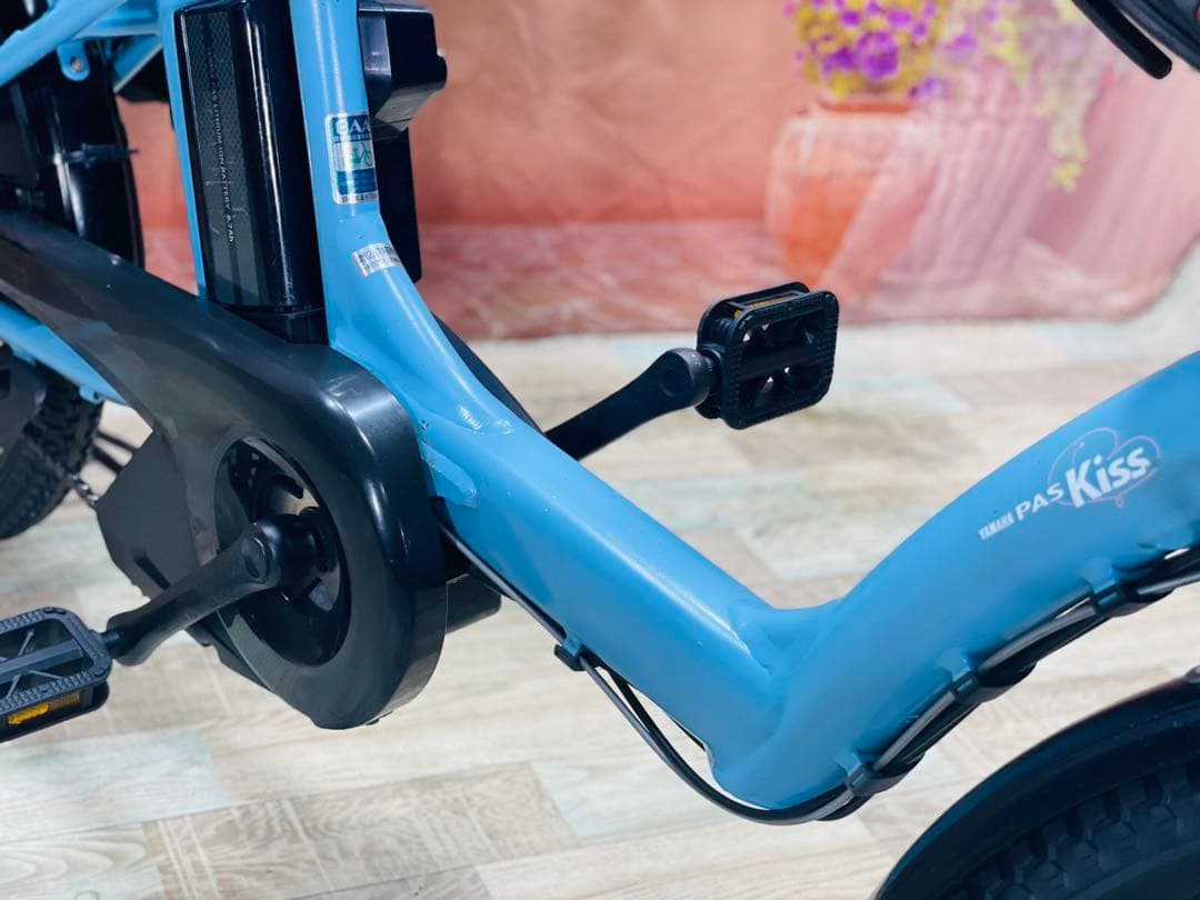 Y2491ヤマハパスキス⭐️激レアカラー！子供乗せ電動アシスト自転車