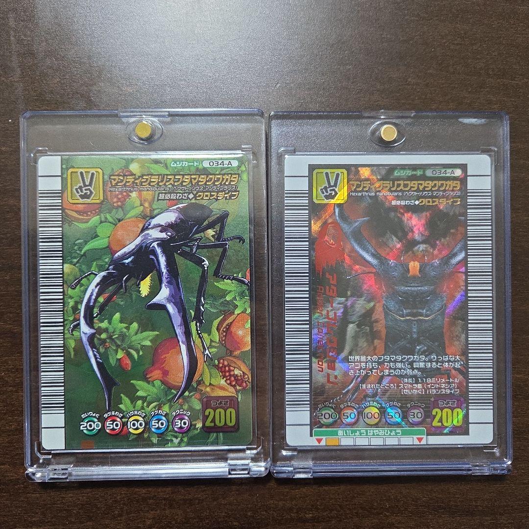 甲虫王者ムシキング　マンディブラリスフタマタクワガタ　5周年コレクションカード