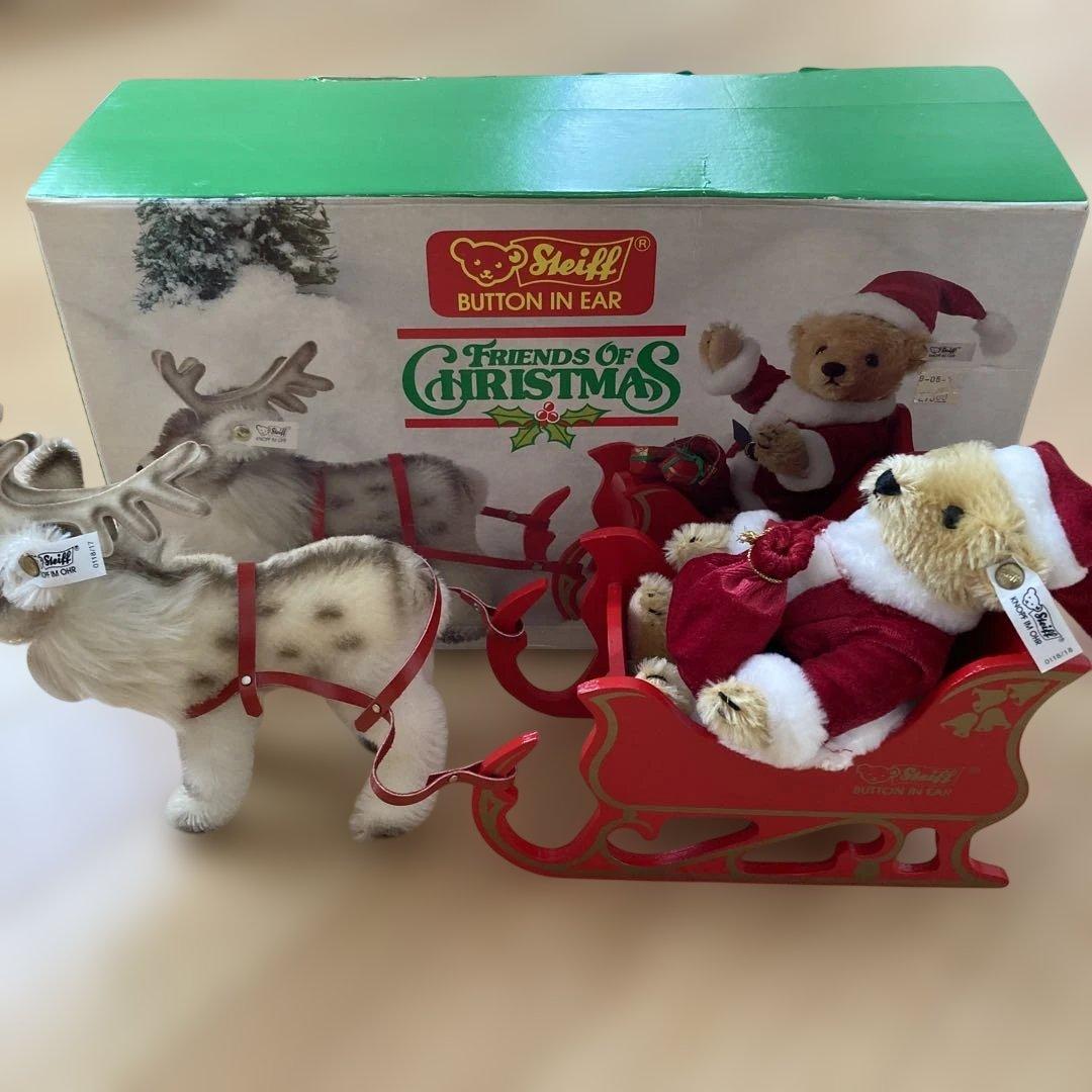 Steiff クリスマスサンタテディベア