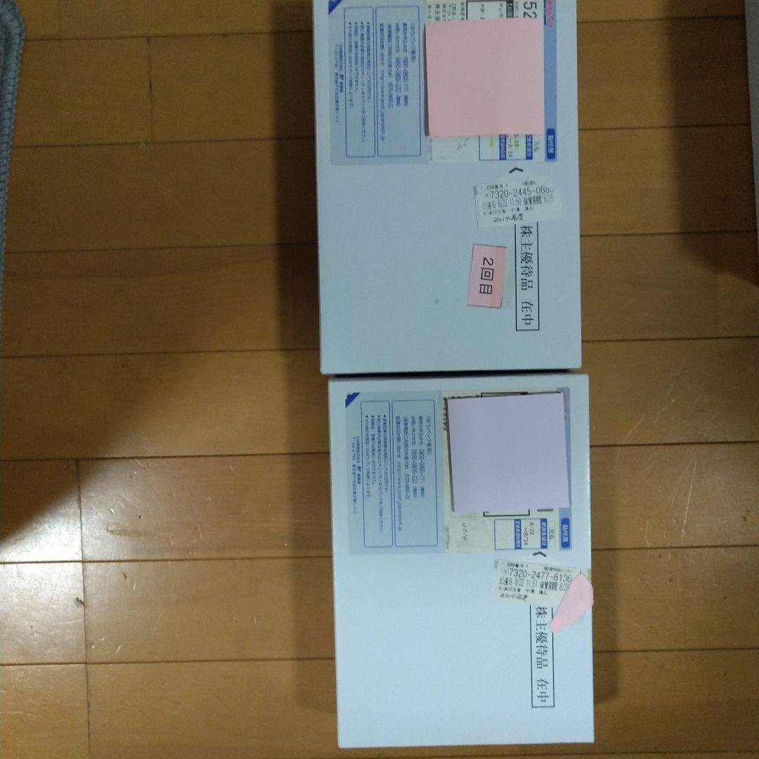 値下げ トミカ 5箱 株主優待 2012×1、 2013×2 、 2014×2