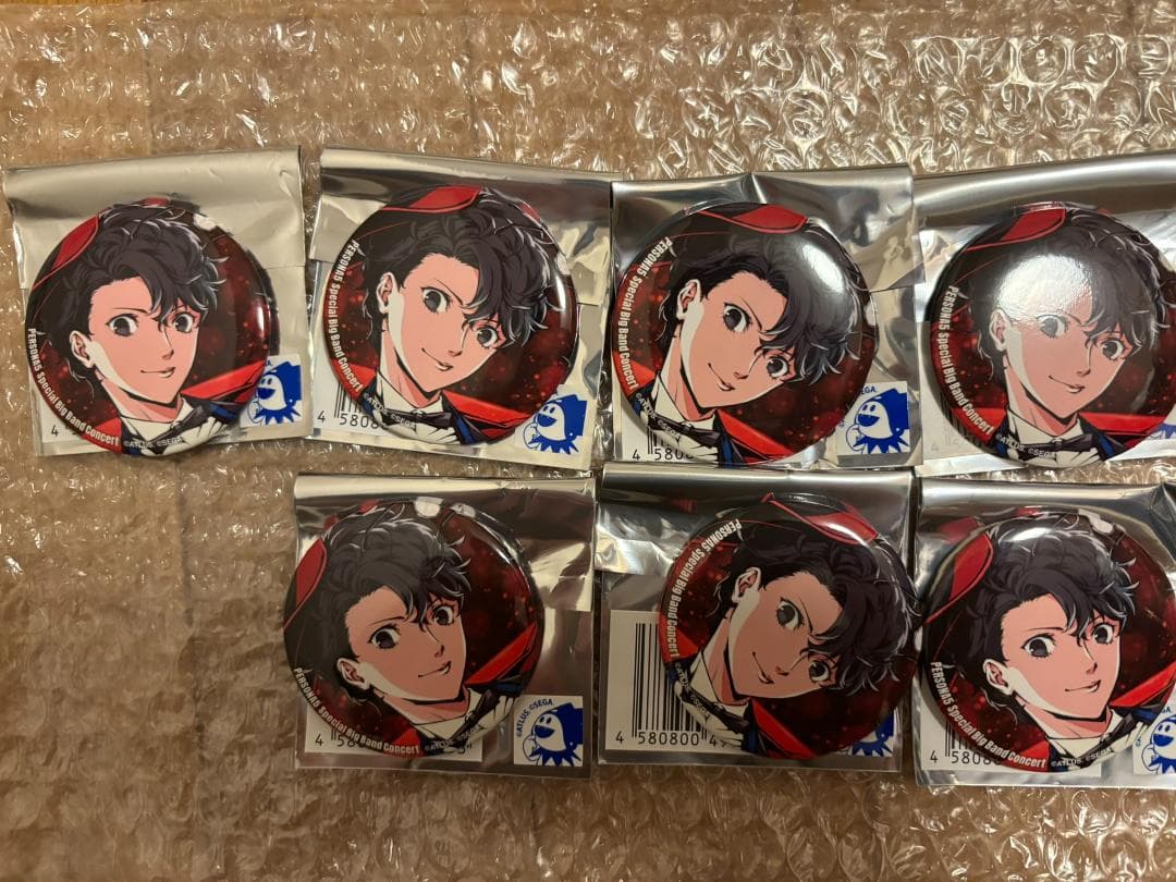 ペルソナ5 コンサート 主人公 雨宮蓮 缶バッジ 7個