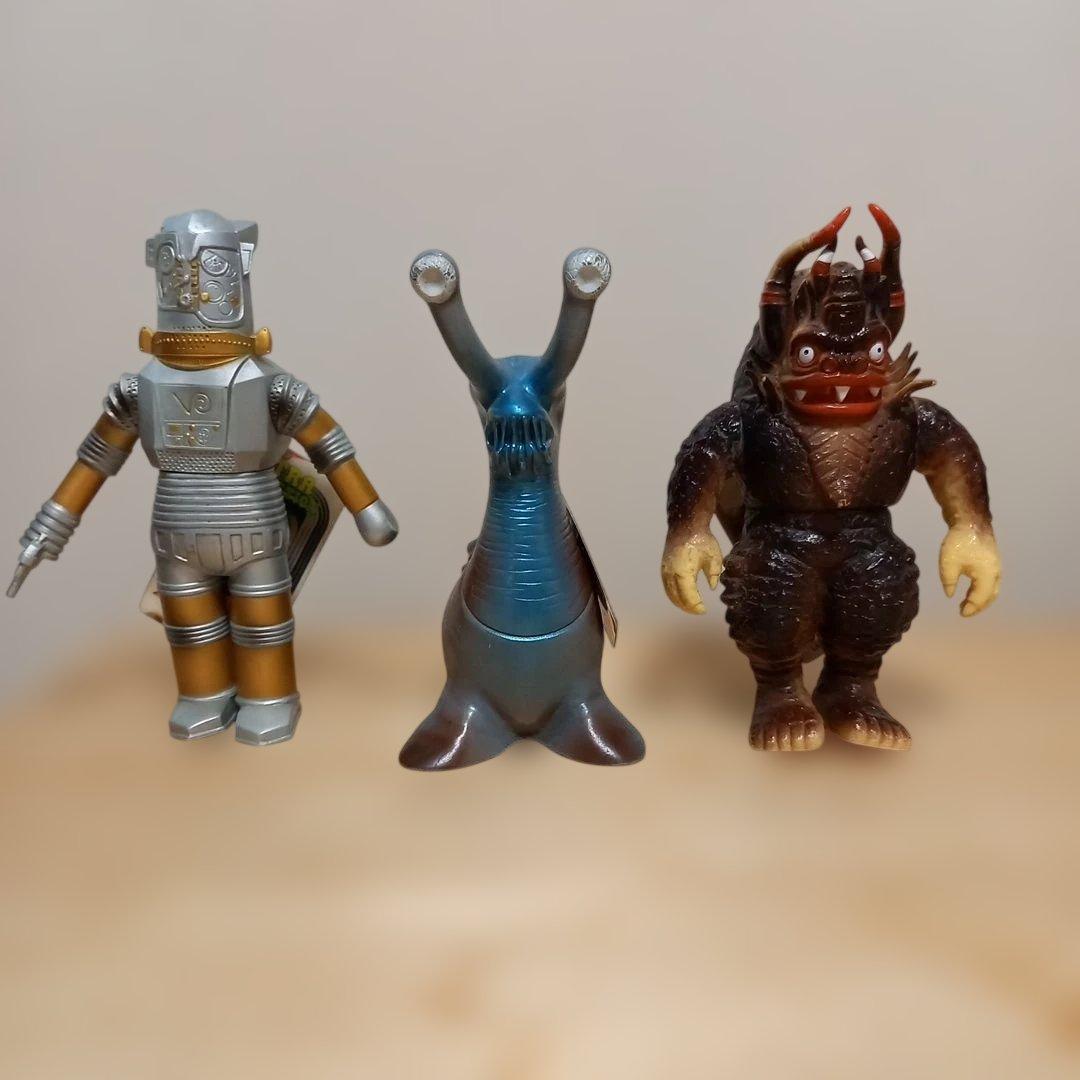 ウルトラQ、セブン怪獣ソフビ当時物