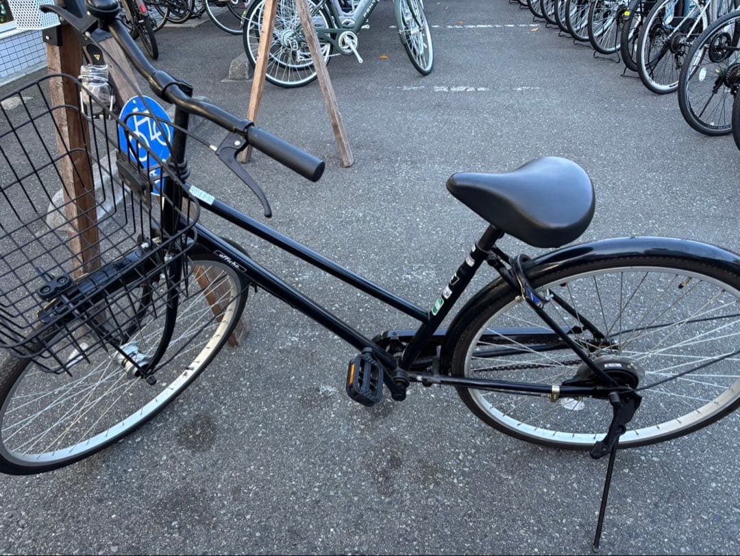 ASAHIの自転車　26インチ　黒色