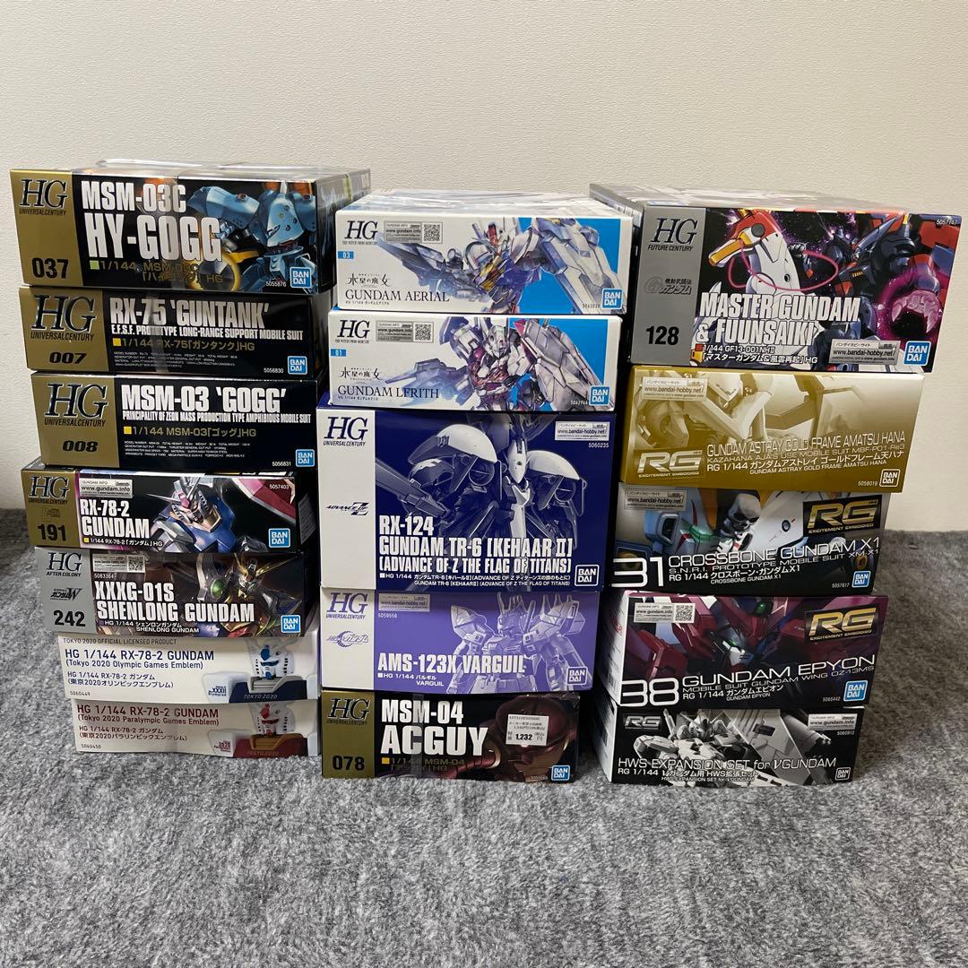 HG RGガンプラまとめ売り【定価の10%OFF】