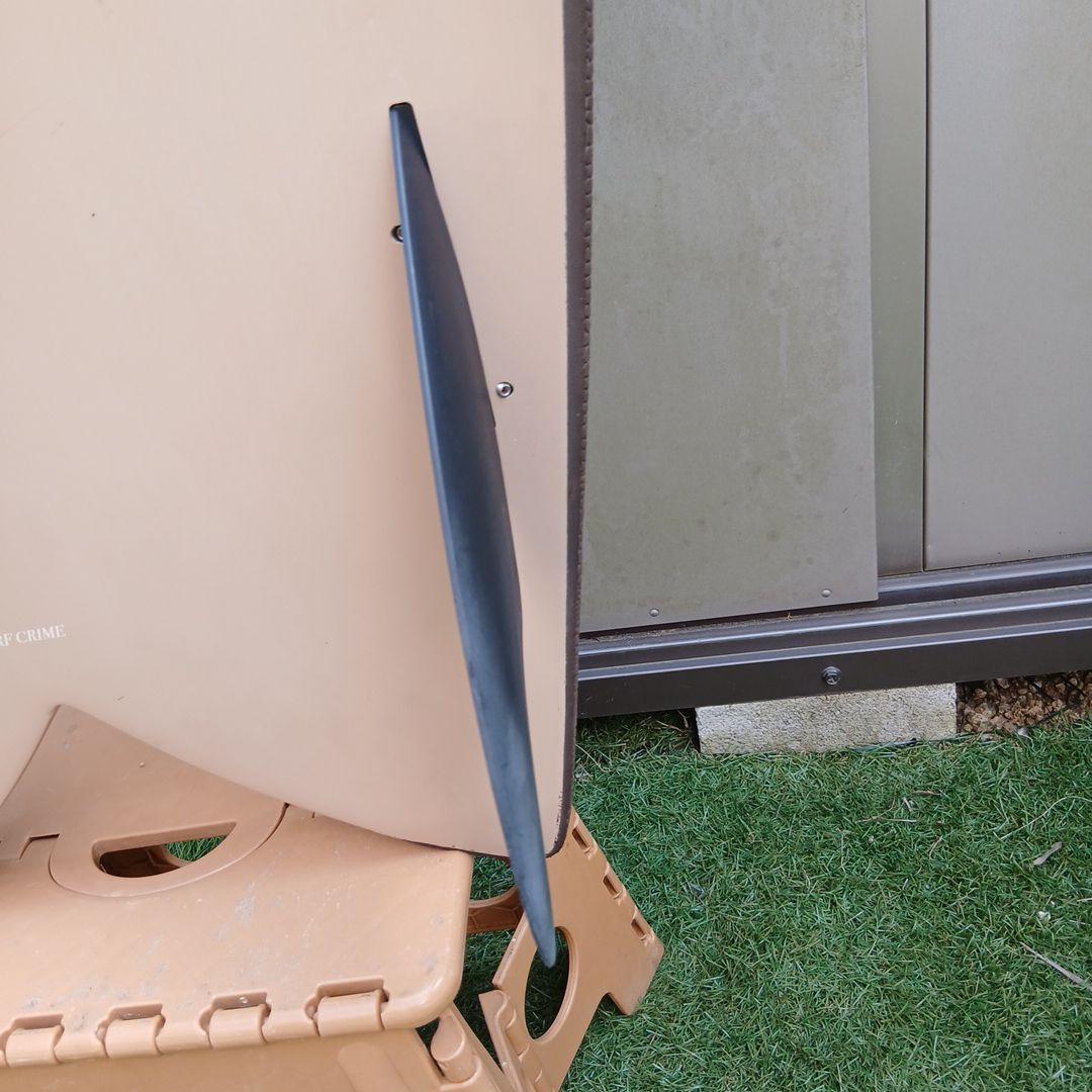 CRIME ６.２ツインキールフィッシュ　キールフィン付き　WAX不要　送料込み