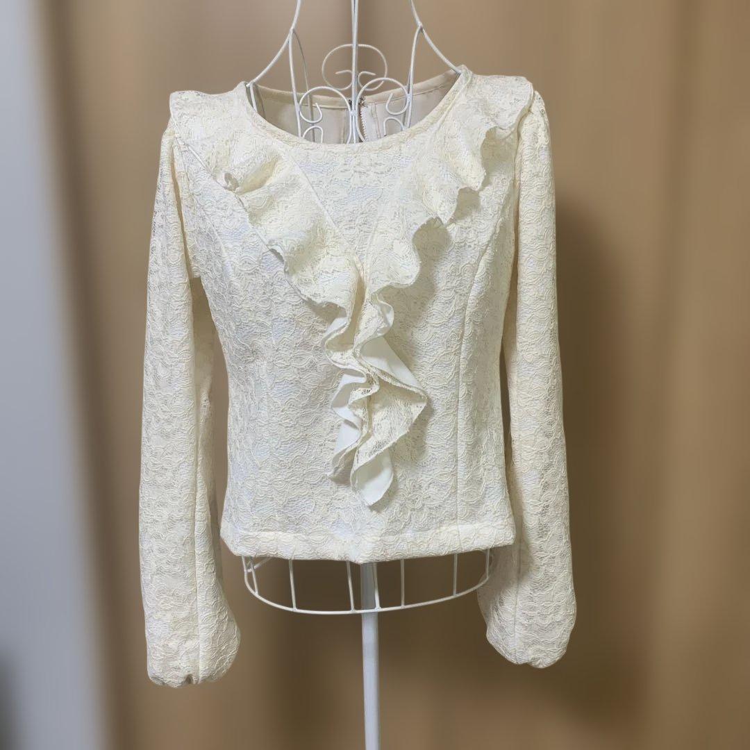 フラメンコ　レースブラウス