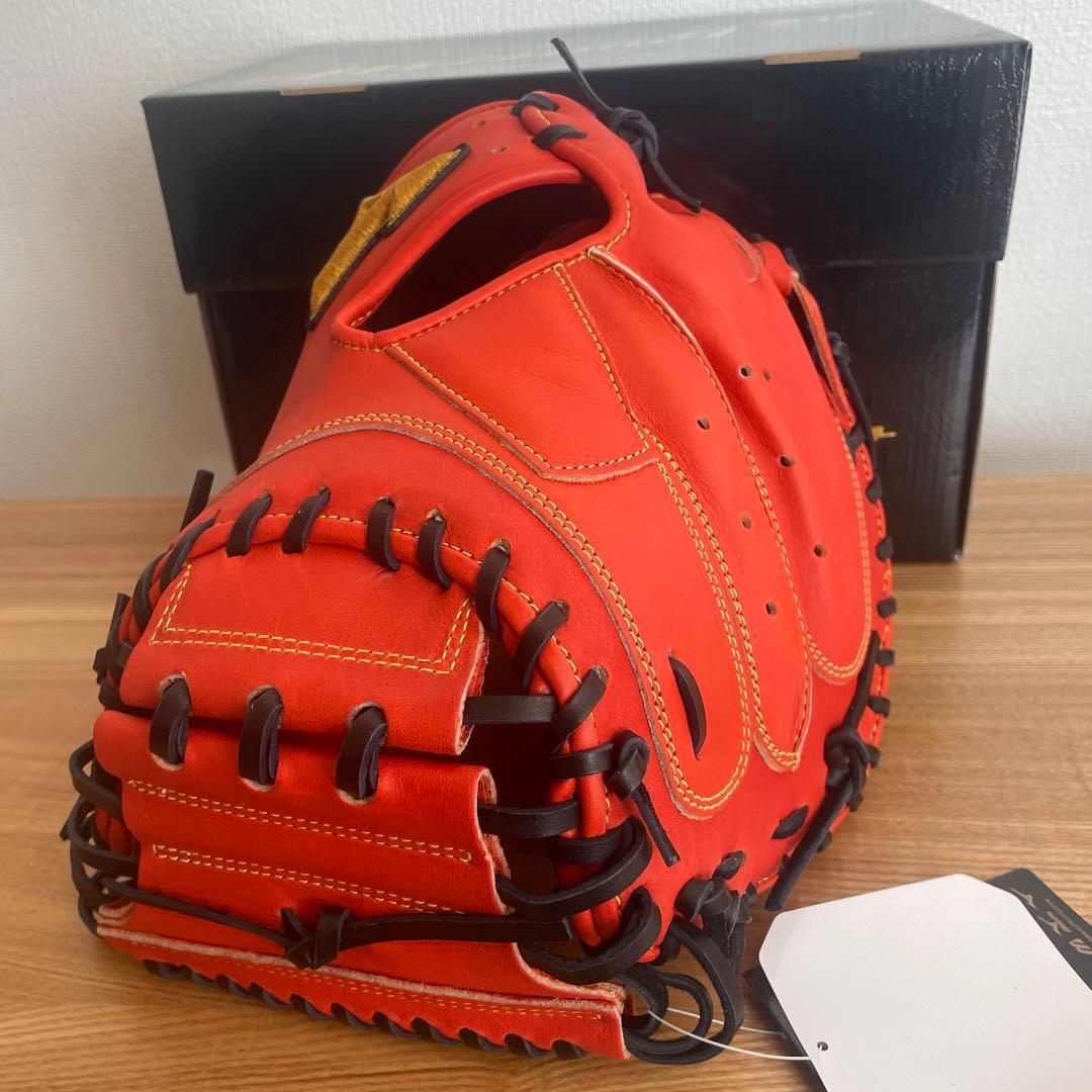 ミズノプロ　硬式用　キャッチャーミット　定価67,100円　B-D　高校野球対応