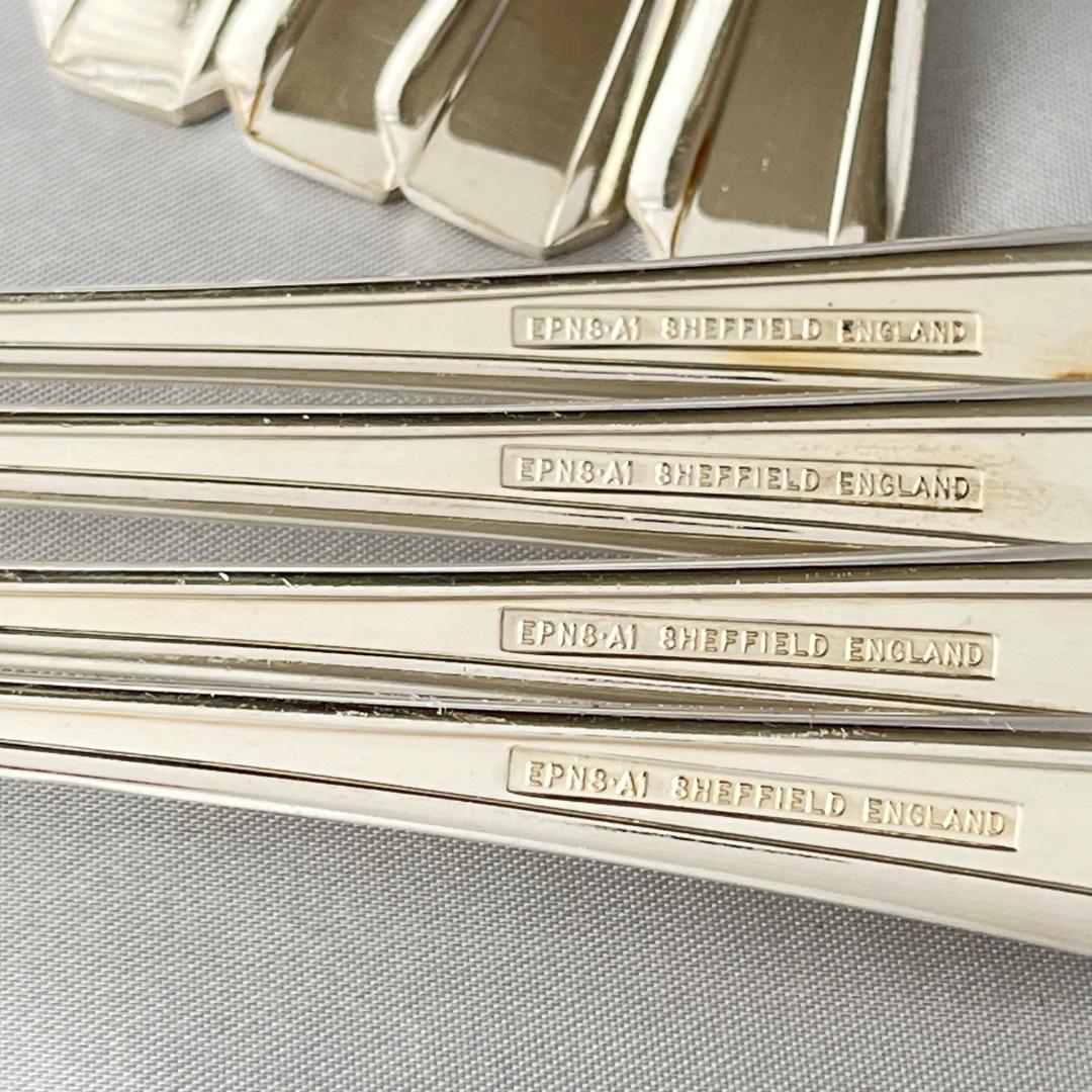 【英国】 アールデコ ディナーセット 4名用30本組 A1プレート