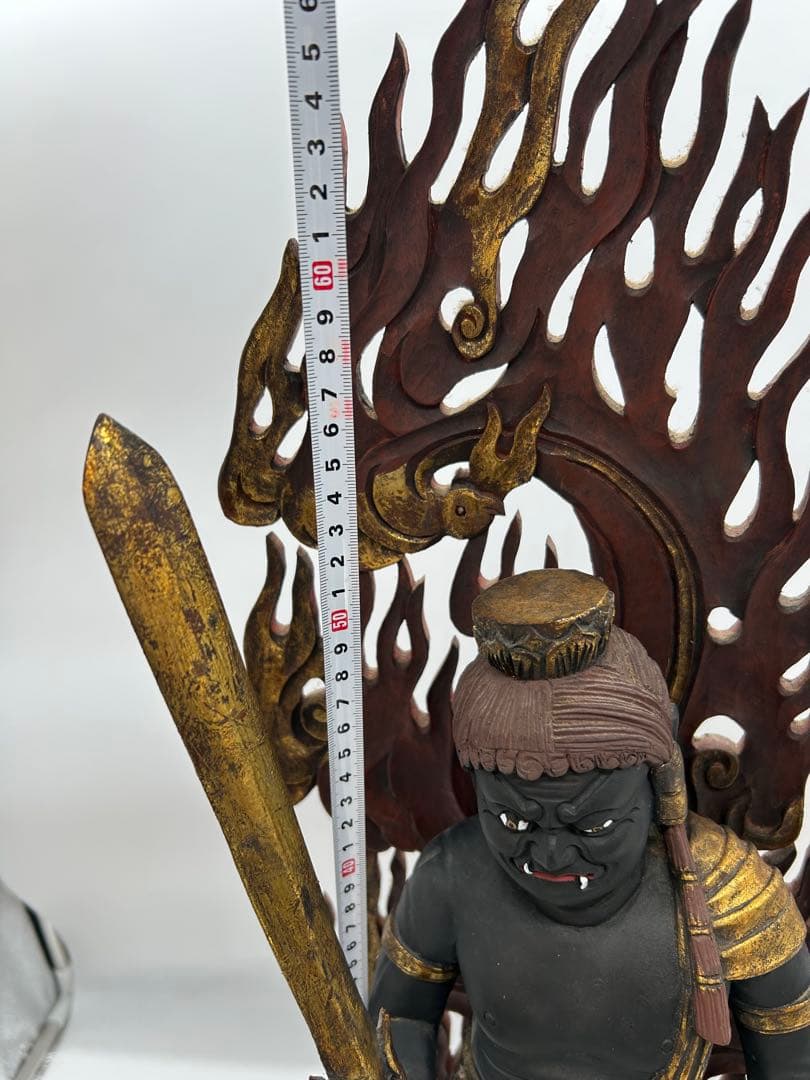 木造　不動明王像　古美術