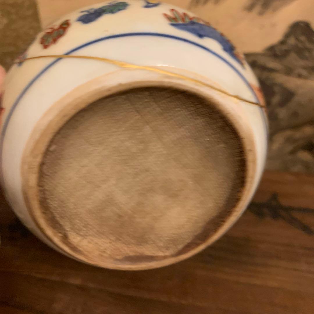 四代清水六兵衛　急須 共箱　　1客 156