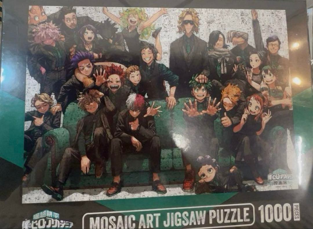 僕のヒーローアカデミア　原画展　モザイクアート　ジグソーパズル