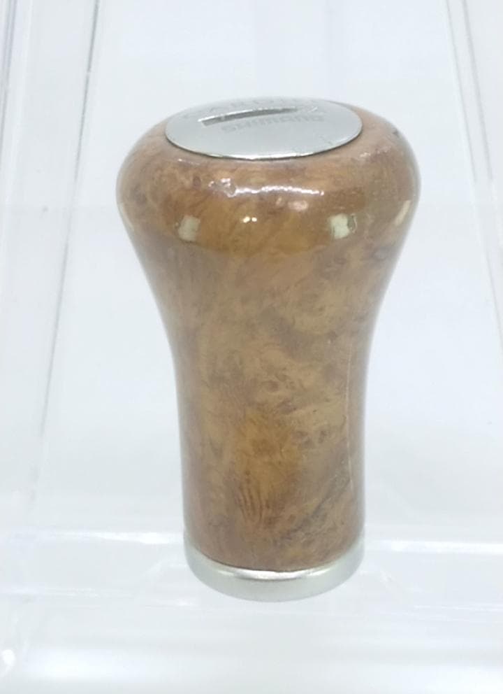 良品　シマノ　夢屋　花梨　カーディフ　ハンドルノブ　シルバー