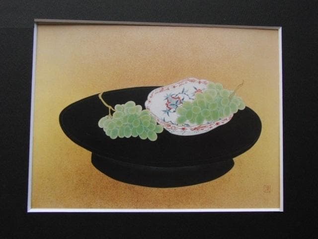 三井淳生、【圓卓爽果】、希少な額装用画集より、新品額装付、状態良好