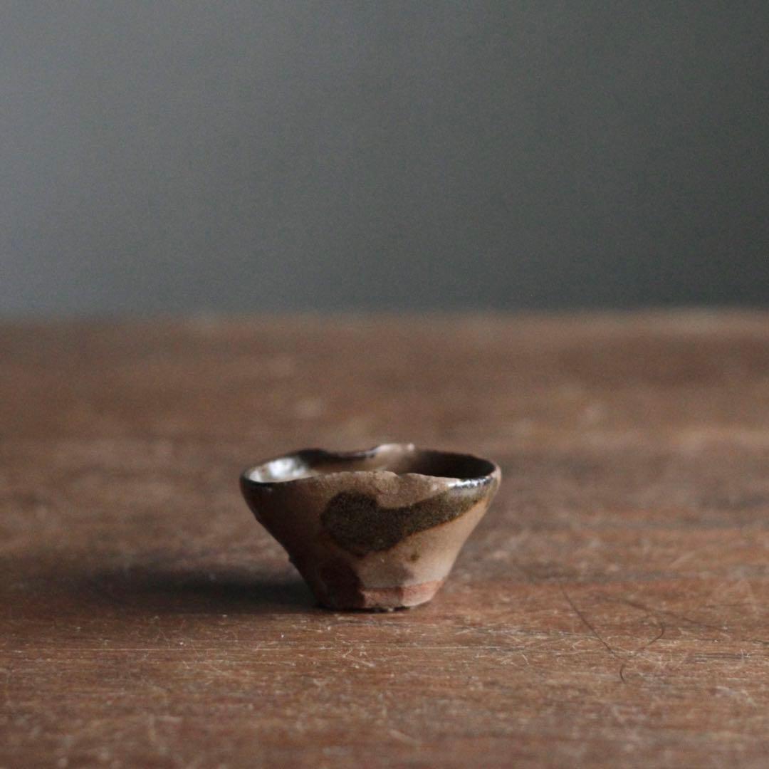 京唐津 ぐい呑み 盃 幕末〜明治 絵唐津 古美術 古道具 アンティーク