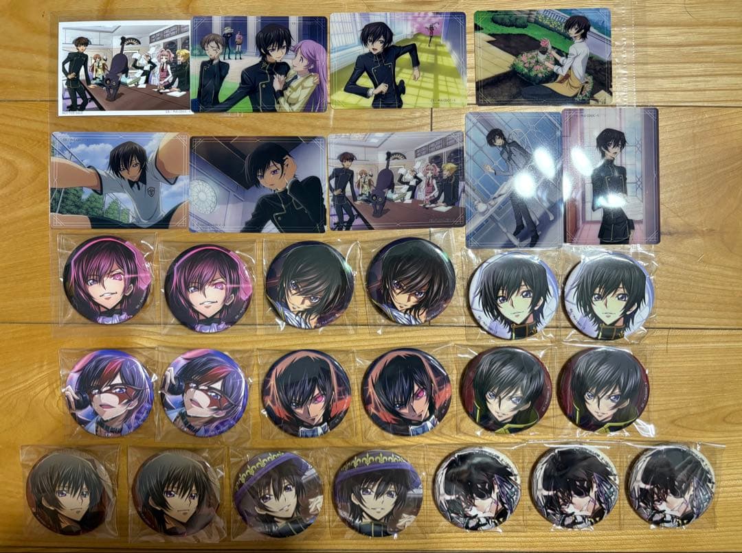 コードギアス 反逆のルルーシュ クリアカード 缶バッジ