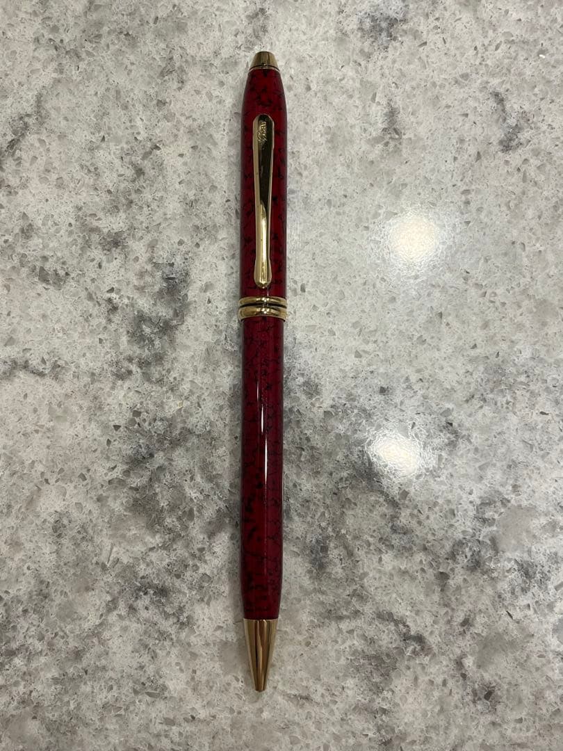 CROSS タウンゼント カーディナル レッドラッカー マーブル　シャープペン