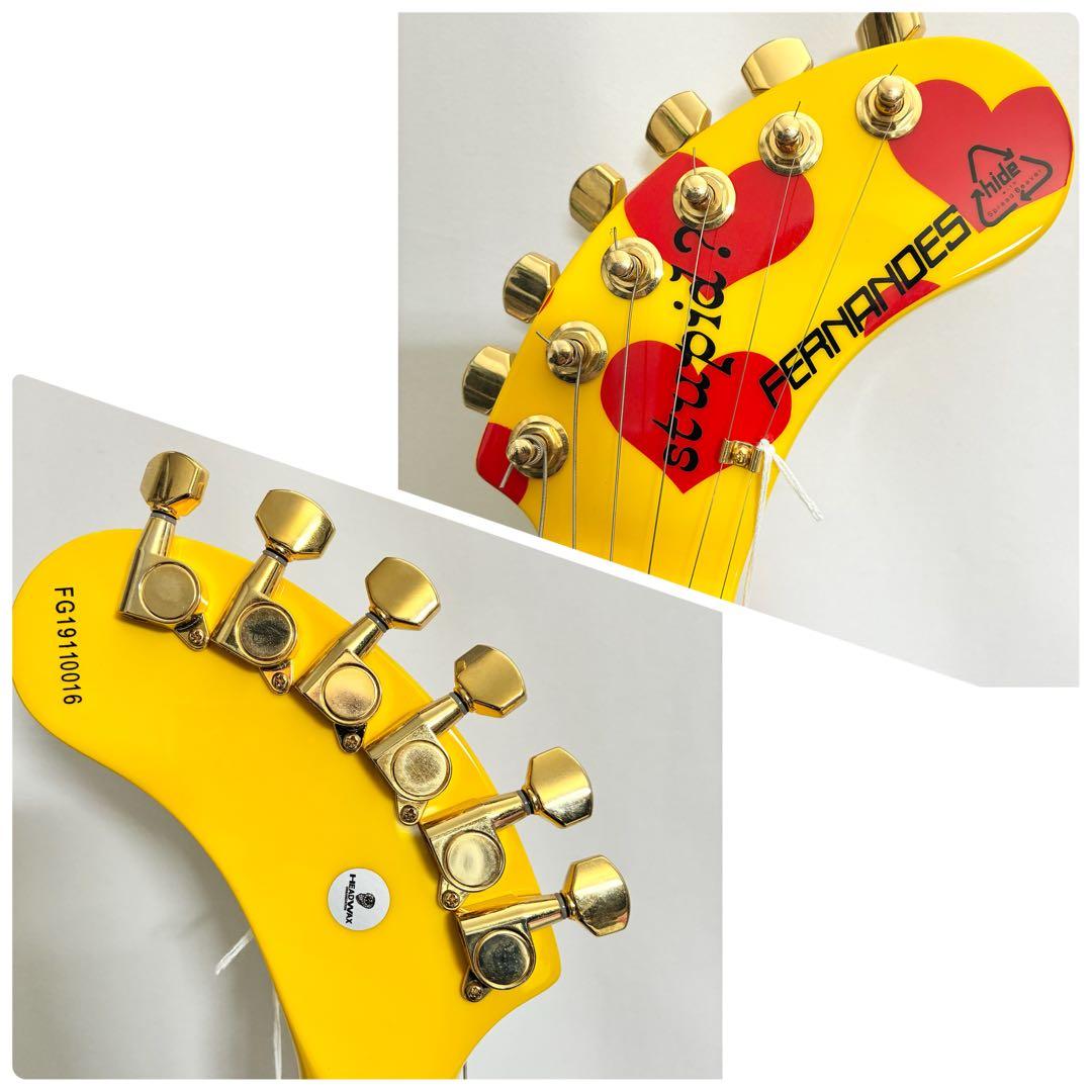【極美品】FERNANDES ZO-3 hide YELLOW HEART