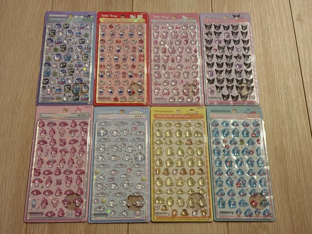 【国内正規品】ボンボンドロップシールミニ　サンリオ　コンプリート　未開封